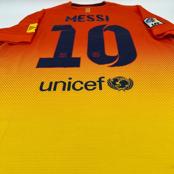 Messi #10 Barcelona 2012/2013 Away ORIGINAL Nike VTG Rare Soccer Jersey (S) - Picture 5 of 9